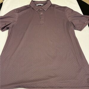 7 Diamonds Maroon Patterned Polo Shirt